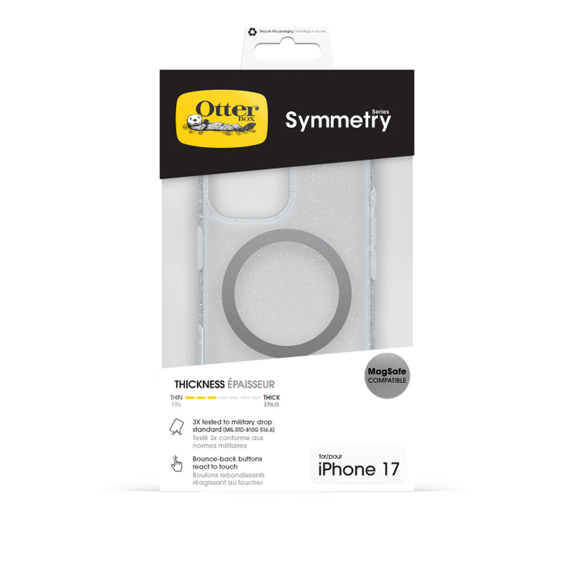 OtterBox Symmetry MagSafe Case with Cam Control for Apple iPhone 17- Clear