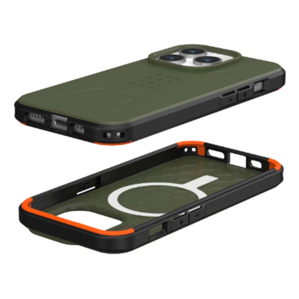UAG Civilian Magsafe - iPhone 15 Pro Max - Olive Drab