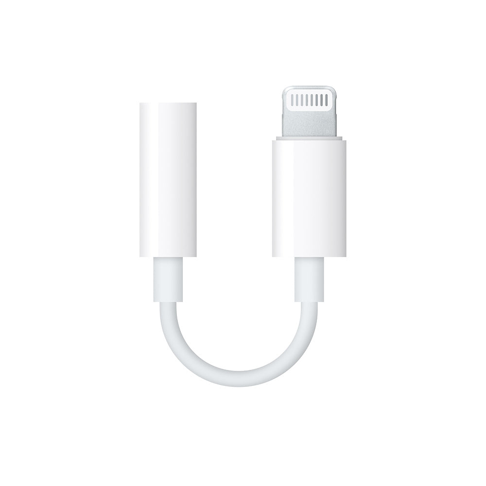 Apple Lightning to 3.5mm Headphone Jack Adapter - White