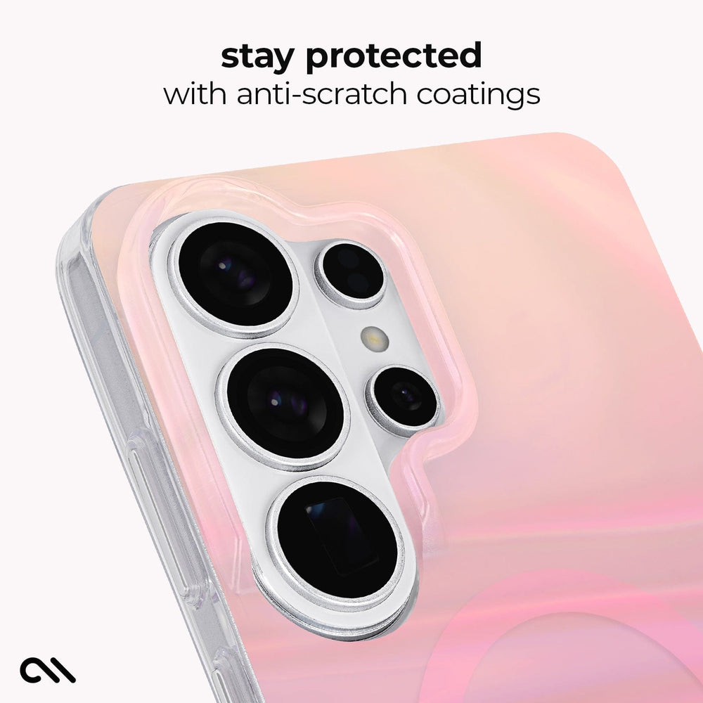 Case Mate Peach Bubble Case with Magnet for Samsung Galaxy S26 Ultra - Iridescent