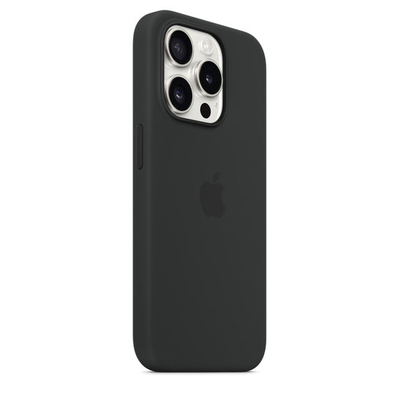 Apple iPhone 15 Pro Silicone Case with MagSafe Black