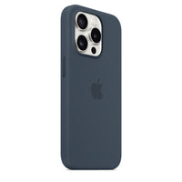 Thumbnail for Apple iPhone 15 Pro Silicone Case with MagSafe Storm Blue