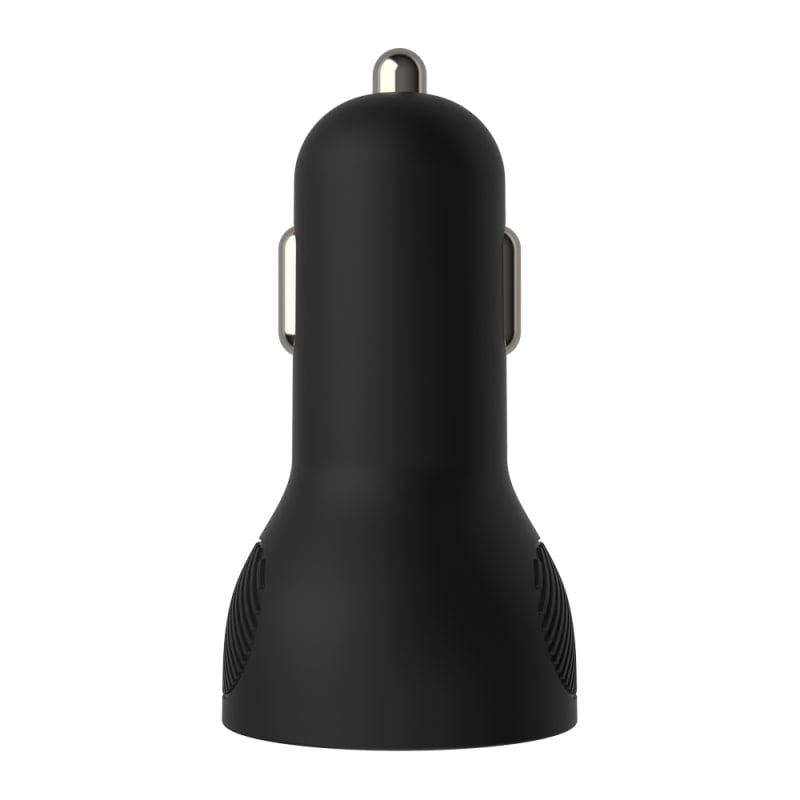 EFM 30W Dual Port Car Charger with Power Delivery and PPS - Black