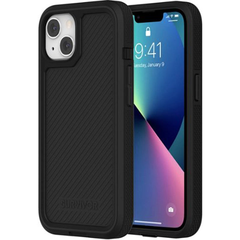 Survivor All-Terrain Earth Case for Apple iPhone 13 - Black
