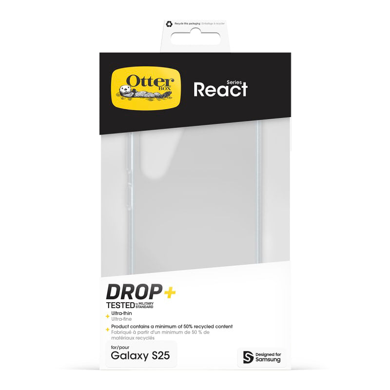 OtterBox React Case for Samsung Galaxy S25/S24 - Clear