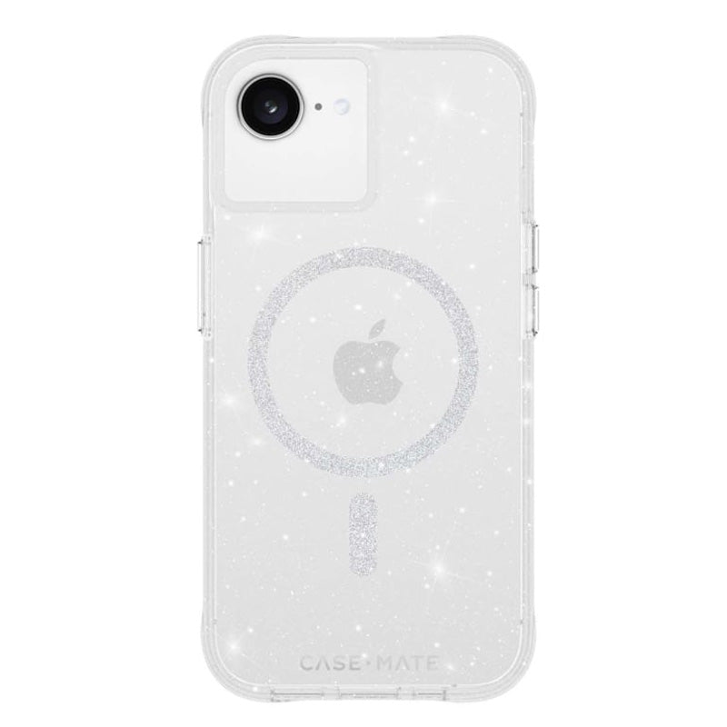 Case-Mate Twinkle MagSafe Case for iPhone 17e/16e/15/14/13 - Twilight Silver