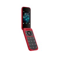 Thumbnail for Nokia 2660 Dual SIM 4G FLIP BIG Button Phone Unlocked - Red