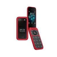 Thumbnail for Nokia 2660 Dual SIM 4G FLIP BIG Button Phone Unlocked - Red