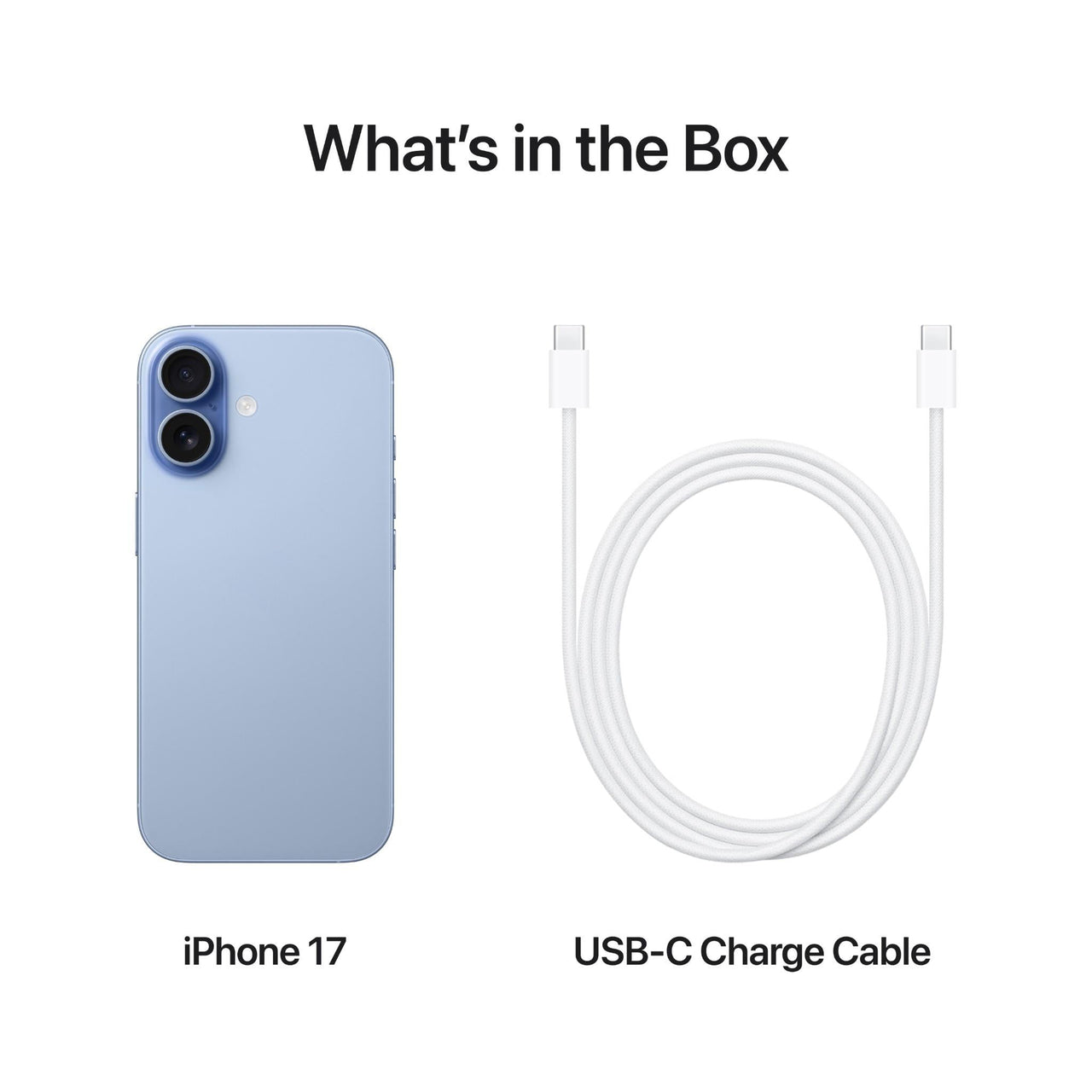 Apple iPhone 17 256GB, 5G Dual Sim 6.3" - Mist Blue
