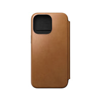 Thumbnail for Nomad Leather Folio Case for iPhone 15 Pro Max - English Tan