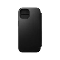 Thumbnail for Nomad Leather Folio Case for iPhone 15 - Black