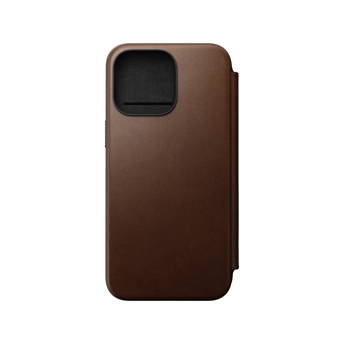 Nomad Leather Folio Case for iPhone 15 Pro Max - Brown