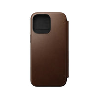 Thumbnail for Nomad Leather Folio Case for iPhone 15 Pro Max - Brown