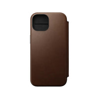 Thumbnail for Nomad Leather Folio Case for iPhone 15 - Brown