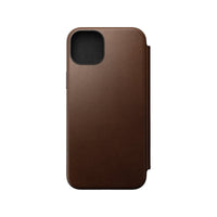 Thumbnail for Nomad Leather Folio Case for iPhone 15 Plus - Brown