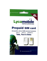 Thumbnail for LycaMobile Unlimited Plan $40 Starter Pack