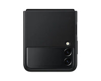 Thumbnail for Samsung Leather Cover for Galaxy Flip 3 - Black