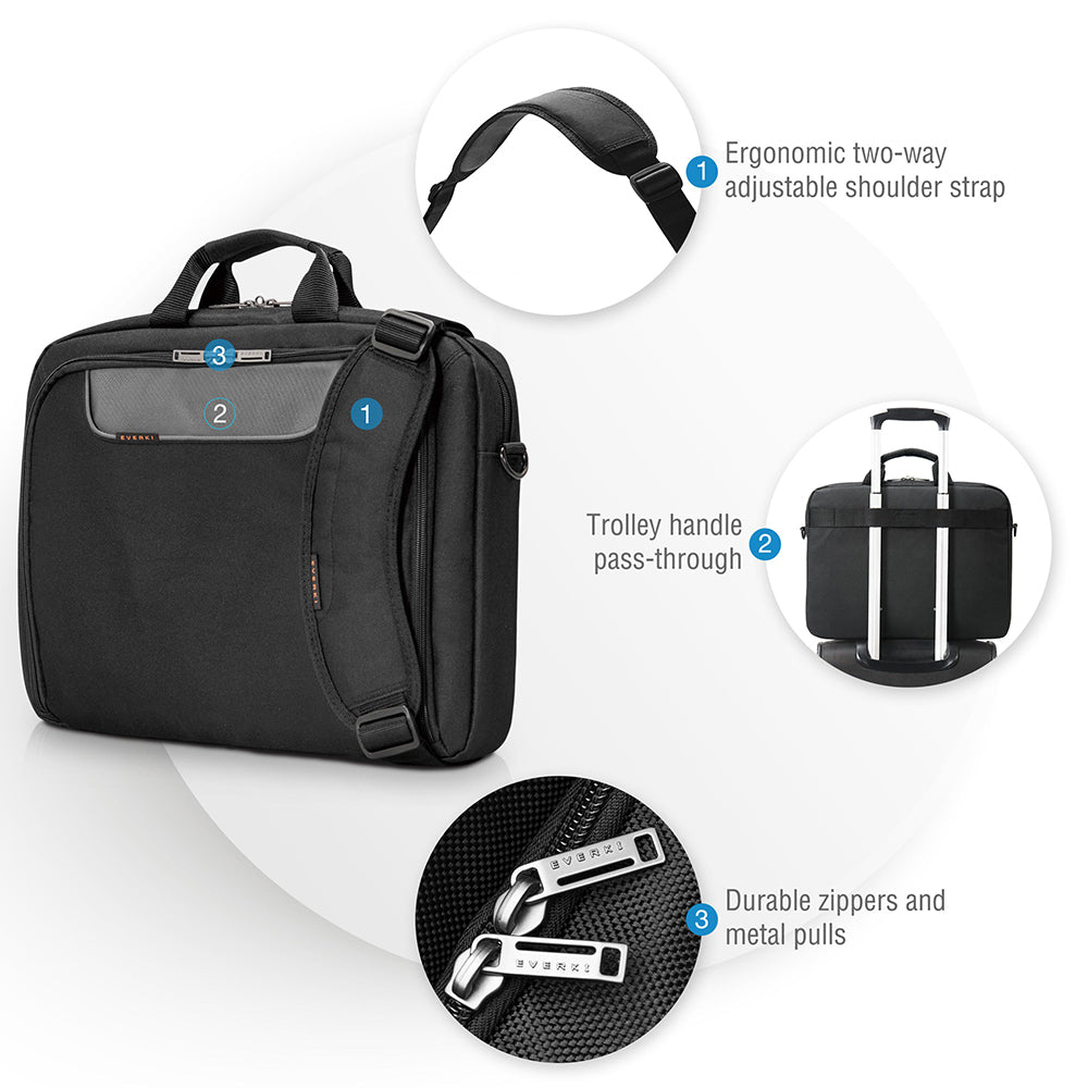 Everki Advance Laptop Bag Briefcase up to 17.3-Inch