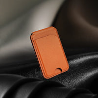 Thumbnail for Jabees MagWallet with RFID Blocking Magsafe Phone Wallet and Stand - Brown