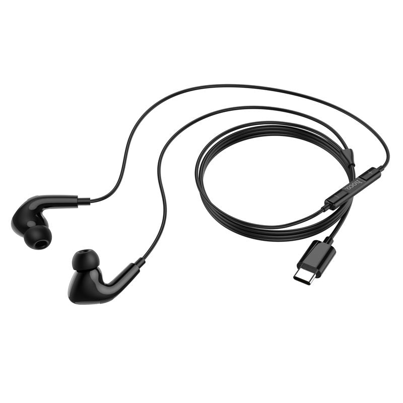 Hoco M101 Pro Crystal USB-C Handsfree - Black