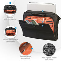 Thumbnail for Everki 18.4-Inch Lunar Laptop Bag Briefcase - Black