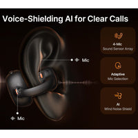 Thumbnail for Baseus Inspire XC1 Open-Ear Wireless Earbuds - Black