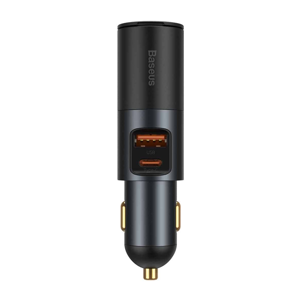 Baseus 120W Car Charger USB-C USB PD3.0 Fast Charging Cigarette Lighter Adapter