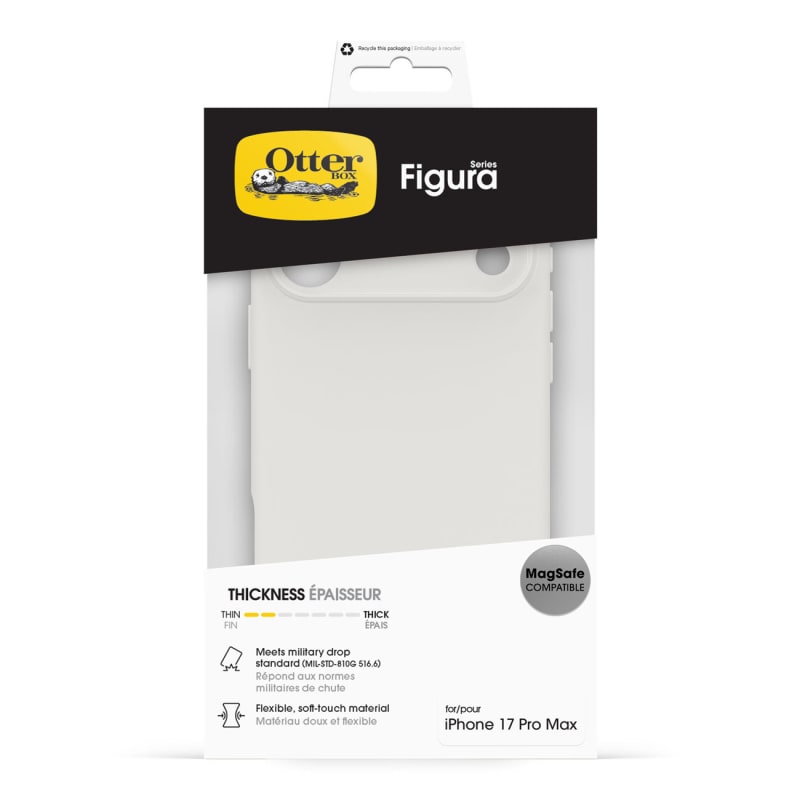 OtterBox Figura Case for Apple iPhone 18 Pro Max, 17 Pro Max - Cream