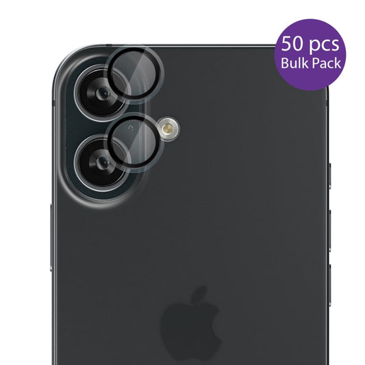 EFM Camera Lens Protector Bulk Pack for iPhone 16 / 16 Plus - Clear