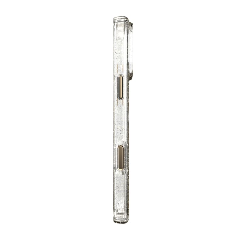 Speck Presidio Lux-Glitter MagSafe Case with Camera Control for iPhone 18 Pro Max - Clear/Gold Glitter