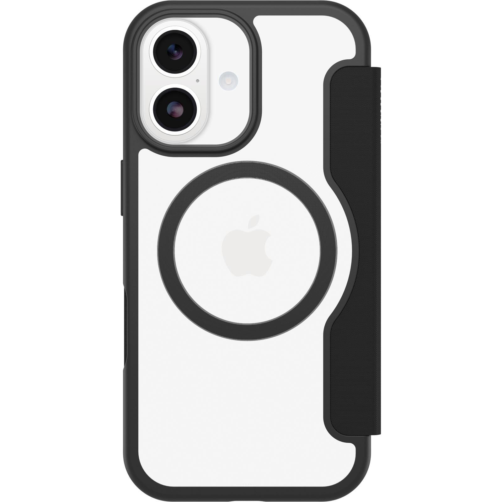 OtterBox React Folio MagSafe Case for Apple iPhone 17- Black Crystal