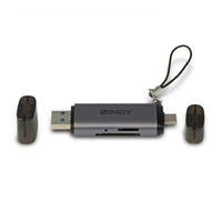 Thumbnail for Lindy USB 3.2 Type C/A Sd Micro SD Card Reader