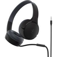 Thumbnail for Belkin Soundform Mini Wired On-Ear Headphones for Kids - Black