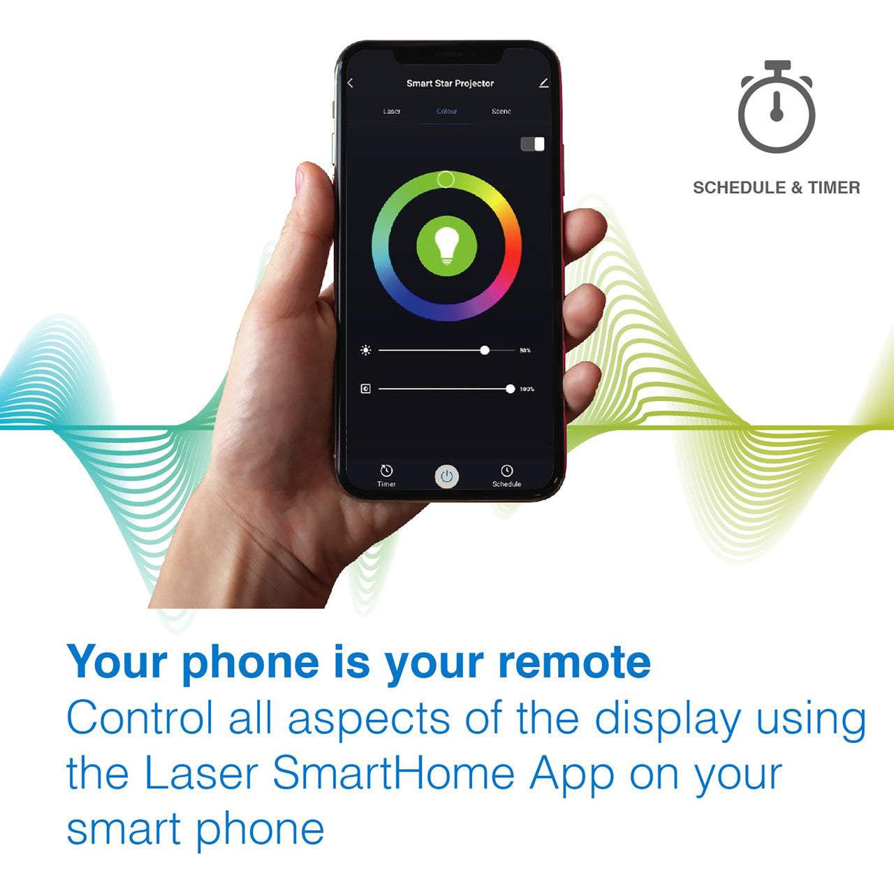 Laser SmartHome Starlight Projector with Wi-Fi and App Control