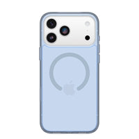 Thumbnail for OtterBox Symmetry MagSafe Case with Camera Control for iPhone 17 Pro Max - Silver Glade Blue