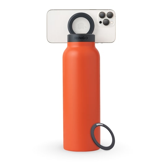Ringo Water Bottle with Magnetic Phone Mount 950ml (32oz) - Orange