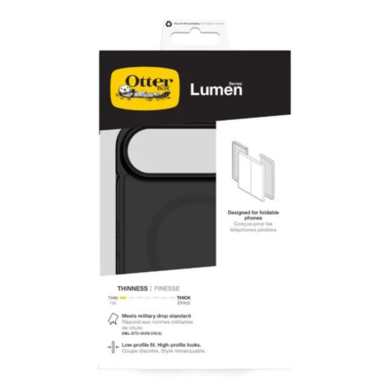 OtterBox Lumen Clear Case for iPhone Duo Black Mist - Black