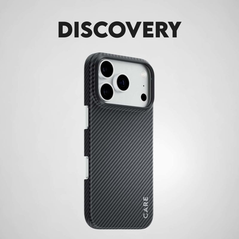 CARE by PanzerGlass Discovery ARAMID Fibre MagSafe Case for iPhone 18 Pro Max, 17 Pro Max - Black
