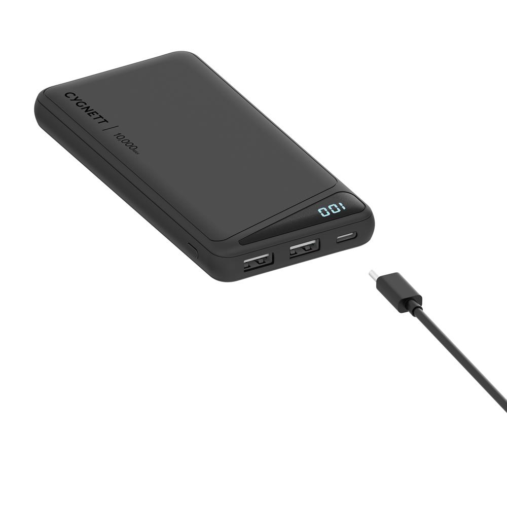 Cygnett ChargeUp Boost Gen2 Power Bank 10,000 mAh - Black