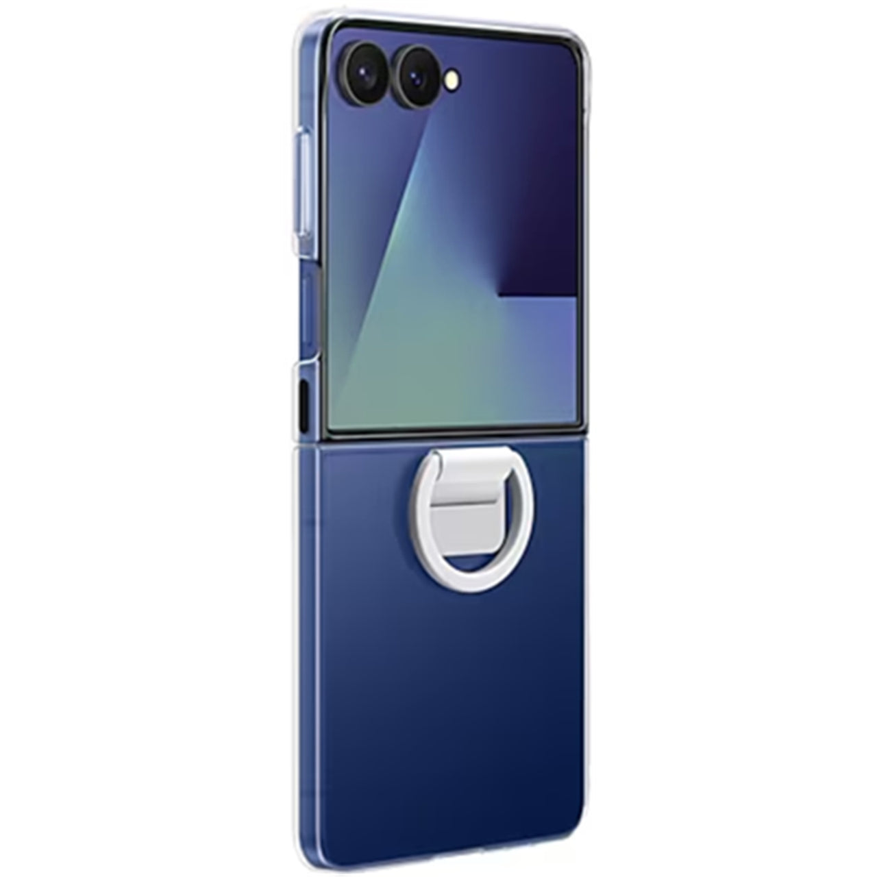 Samsung Silicone Ring Case for Galaxy Flip7 - Clear Transparent