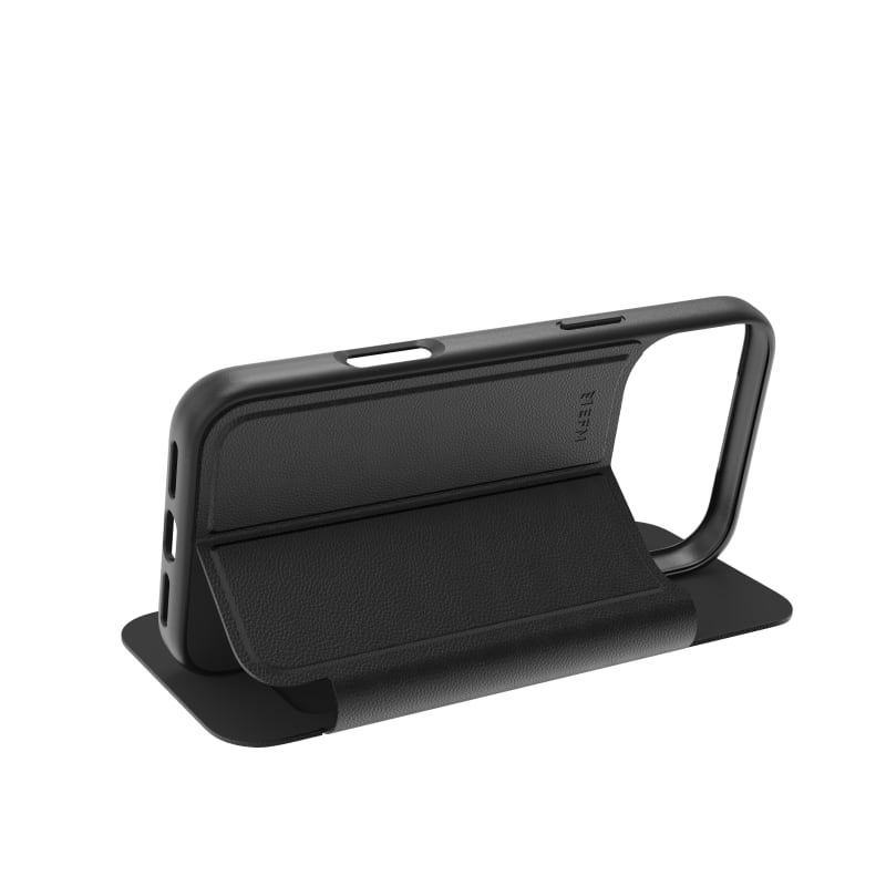 EFM Venice Wallet Case for iPhone 17 Pro Max - Black