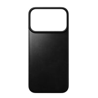 NOMAD Leather Back Case for iPhone 18 Pro - Black Horween