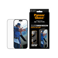 Thumbnail for PanzerGlass UltraWide Fit Screen Protector With Fastfit in-a-box for iPhone 17 Pro Max