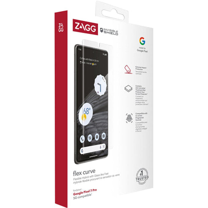 InvisibleShield Flex Curve Screen Protector for Pixel 7 Pro - Clear