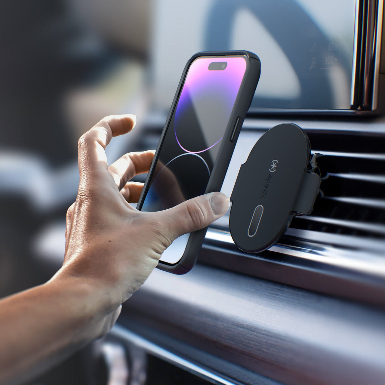 Speck Car Vent Mount with ClickLock and MagSafe - Black