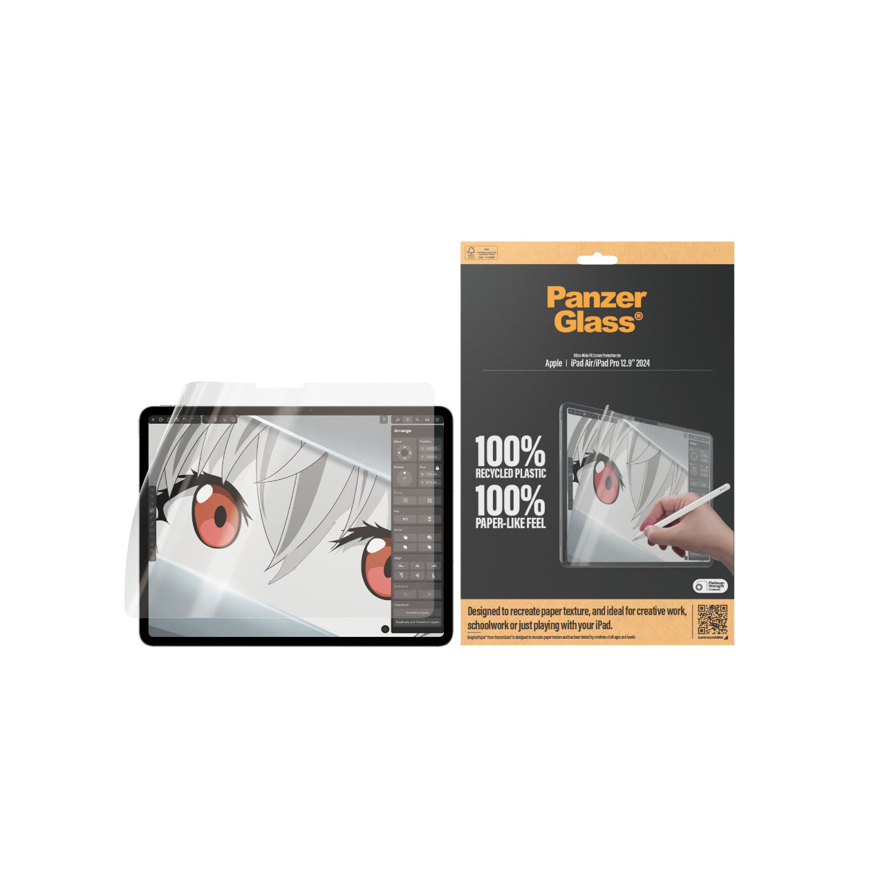 PanzerGlass GraphicPaper Screen Protector for Apple iPad Air 13 (M2/M3)/ Pro 13 (M4) 2024