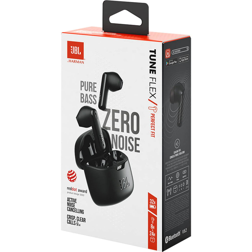 JBL Tune Flex TWS Noise Cancelling In-Ear Headphones - Black