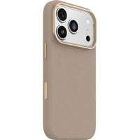 Thumbnail for OtterBox Symmetry Cactus Leather MagSafe Case for Apple iPhone 17 Pro - Grey Comfort (Beige)