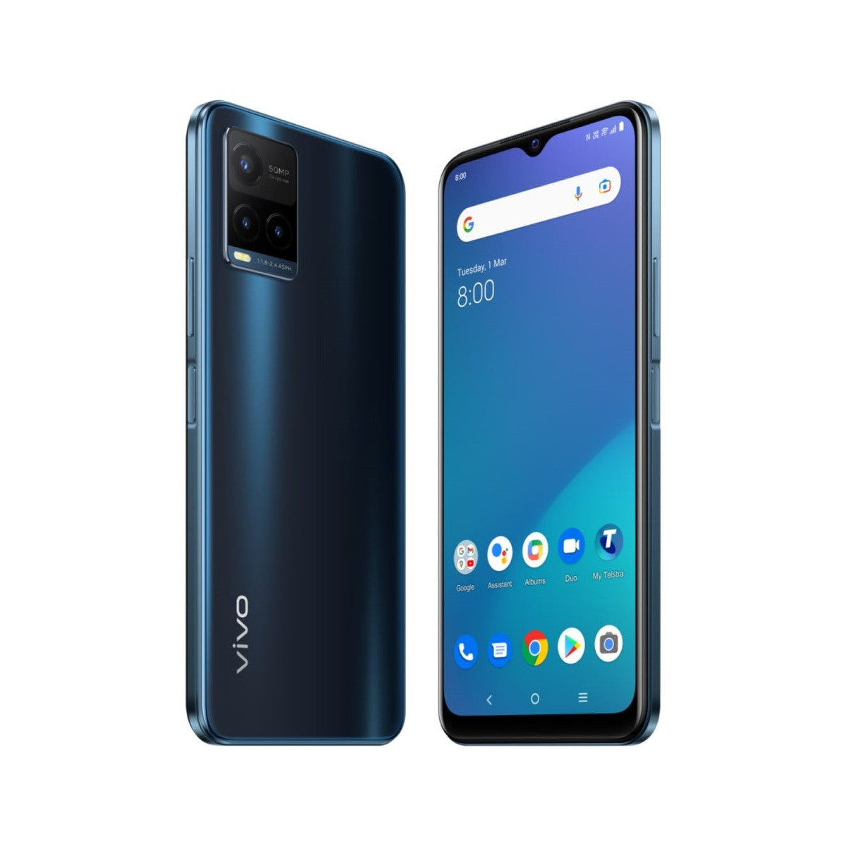 Telstra Vivo Y21S 4GX 128GB - Midnight Blue