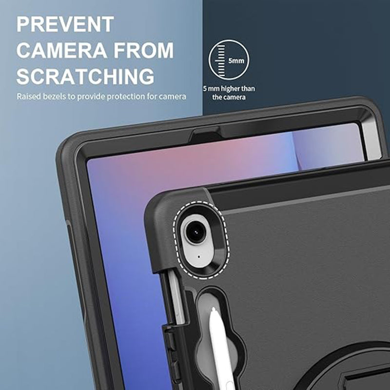 USP Rugged Case for Samsung Galaxy Tab S10 FE+ (13.1") - Black